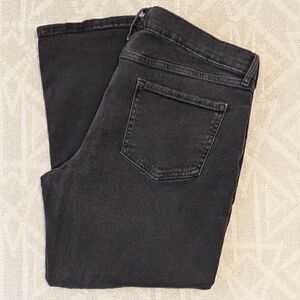 Banana Republic Black Girlfriend Mid-Rise Jeans